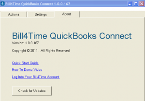 Link to the QuickBooks Connect Guide