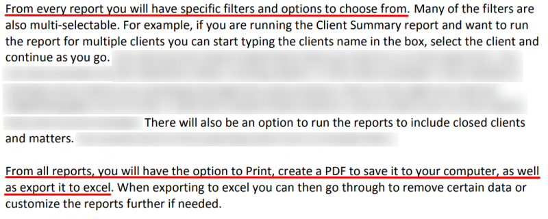 Ad Hoc Data exporting