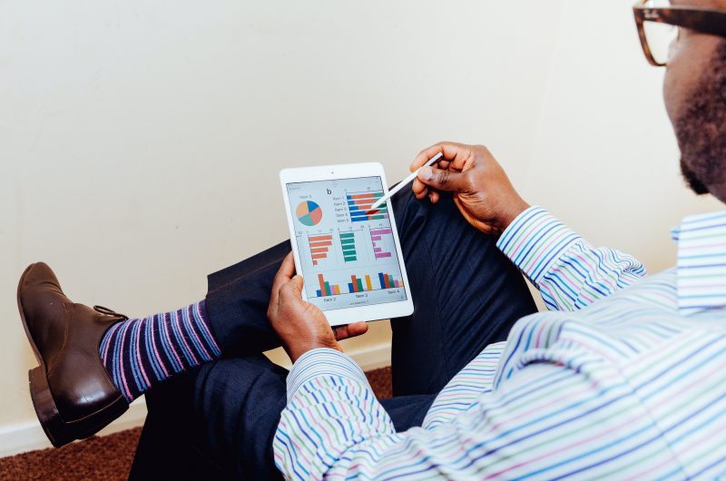 Person using tablet