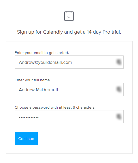 calendly signup