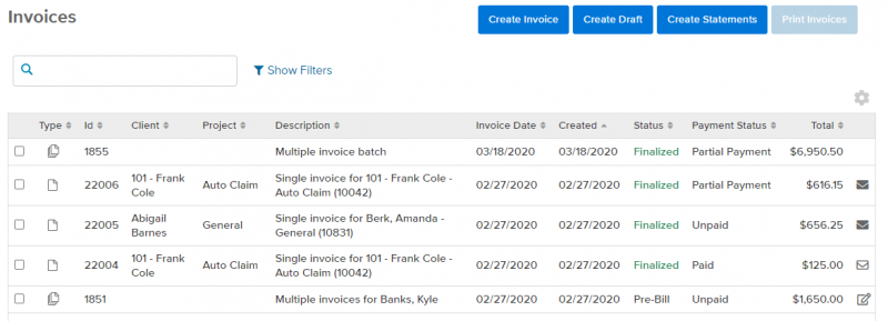 Bill4Time-Invoicing-dashboard