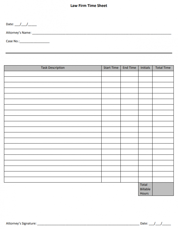 attorney-billing-timesheet-templates