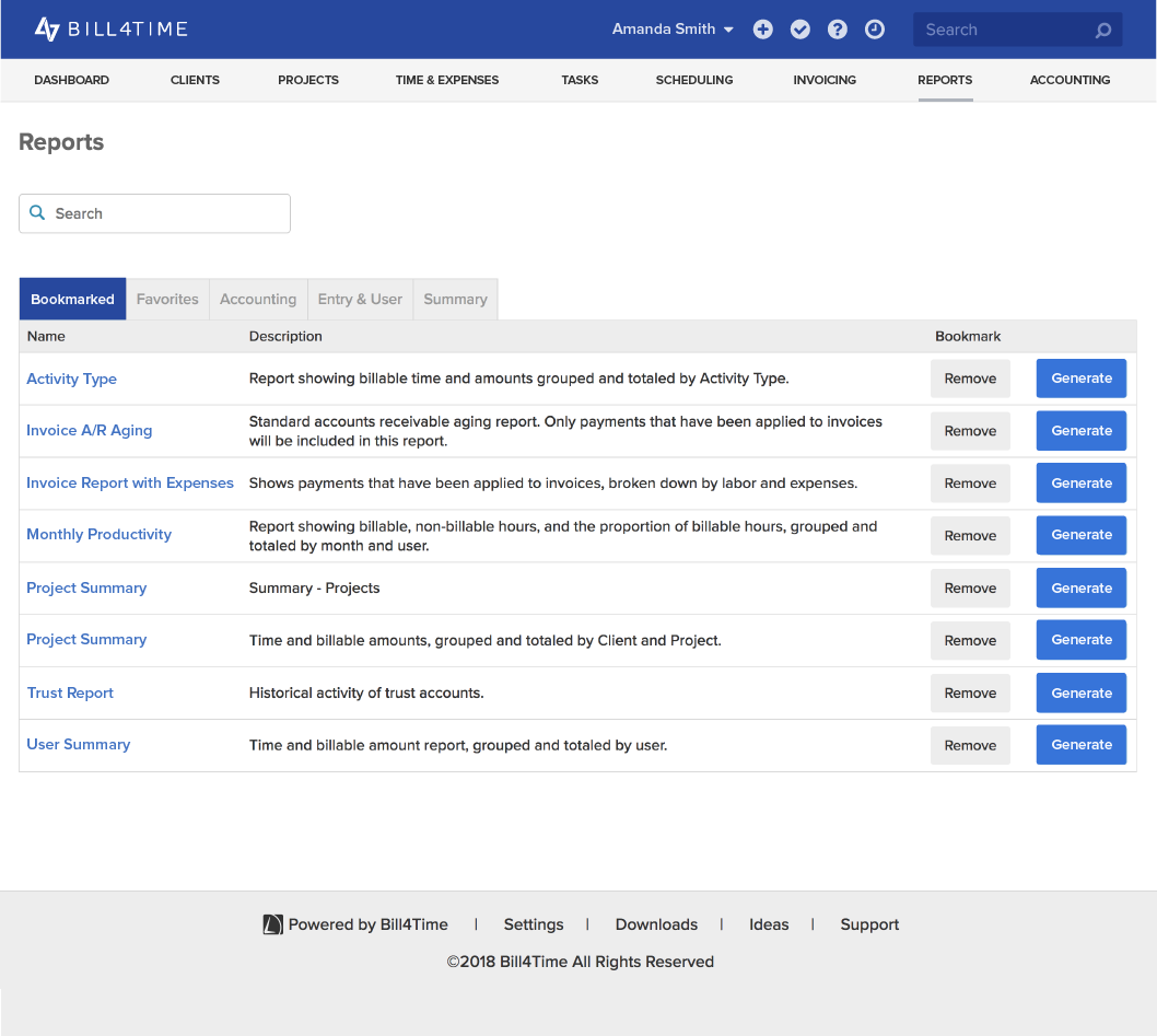 custom features bill4time