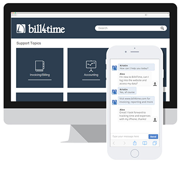 Bill4Time software support