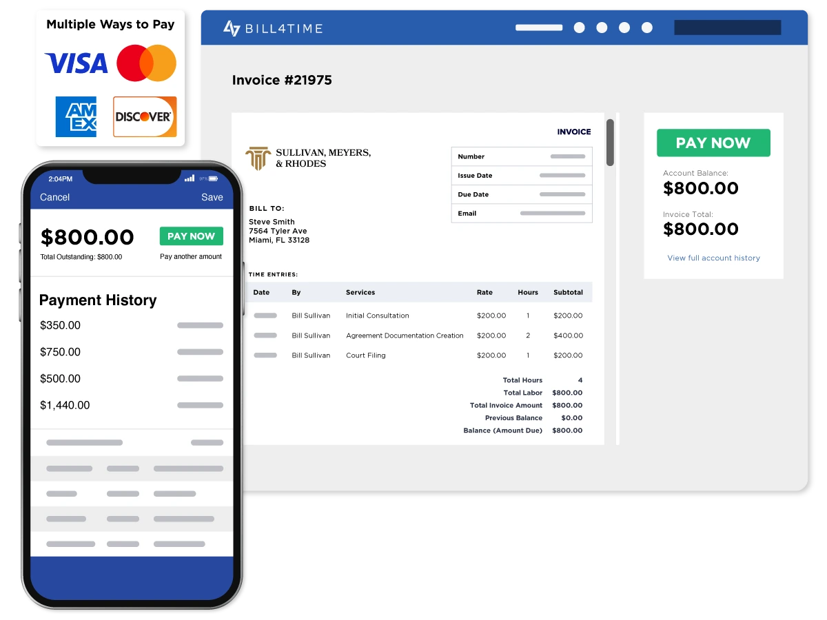 Accepting digital payment methods on mobile app