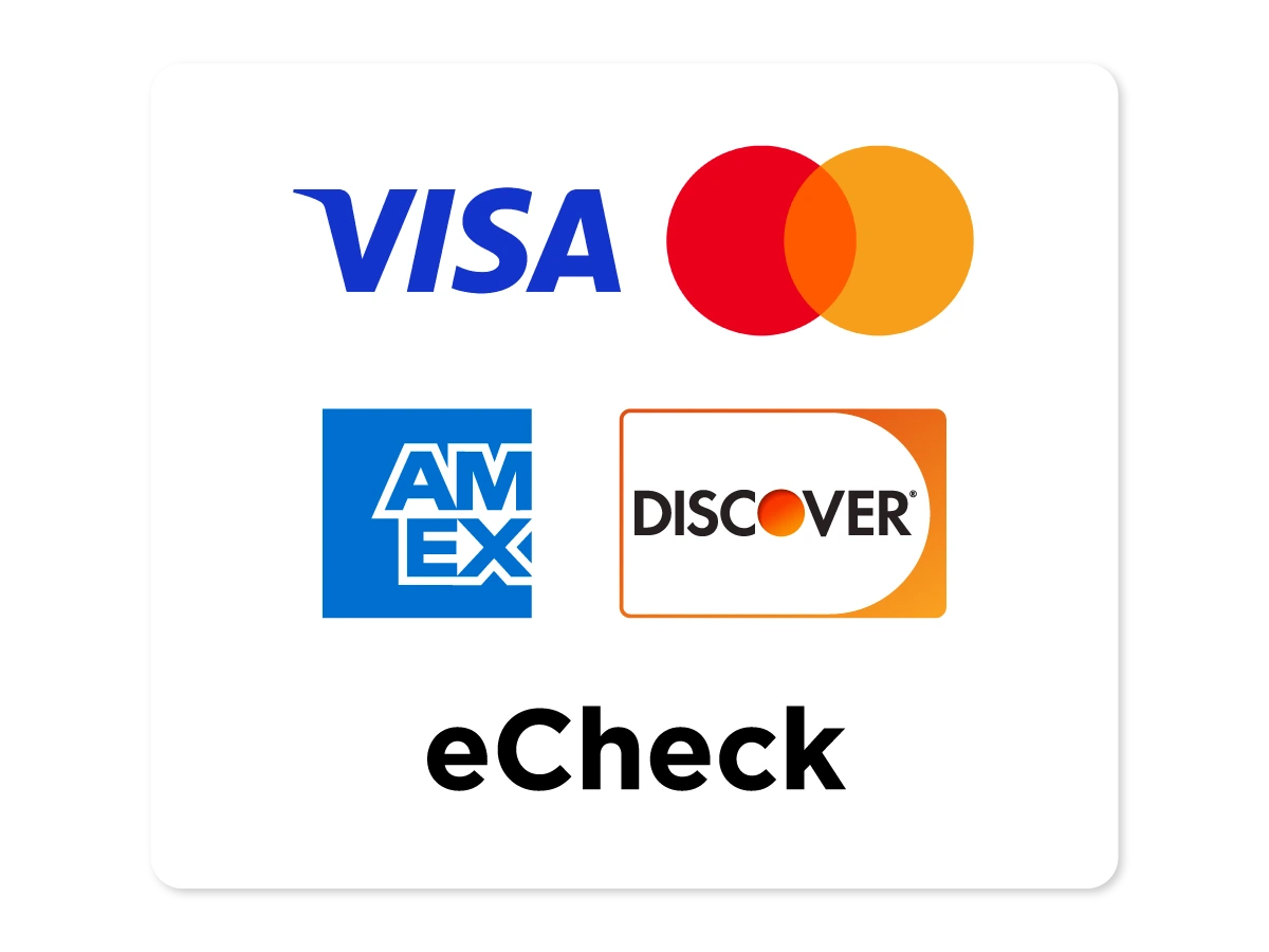 Payment methods accepted in Bill4Time