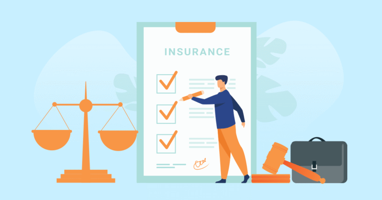 Attorney evaluating law firm insurance