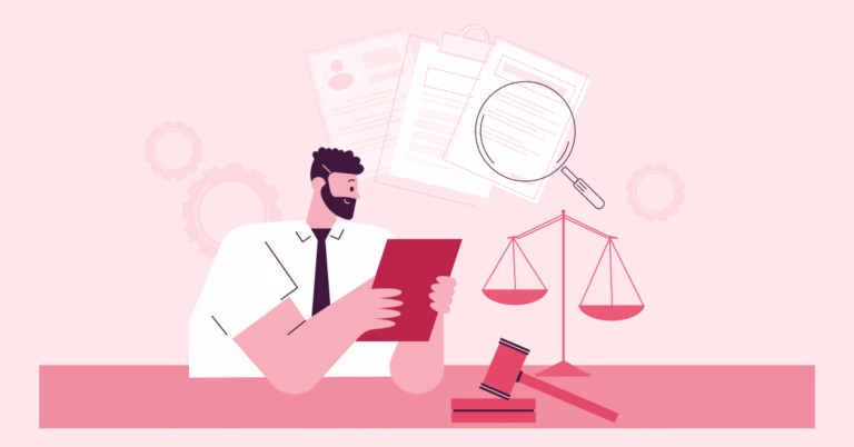 Lawyer researching the best online legal research services