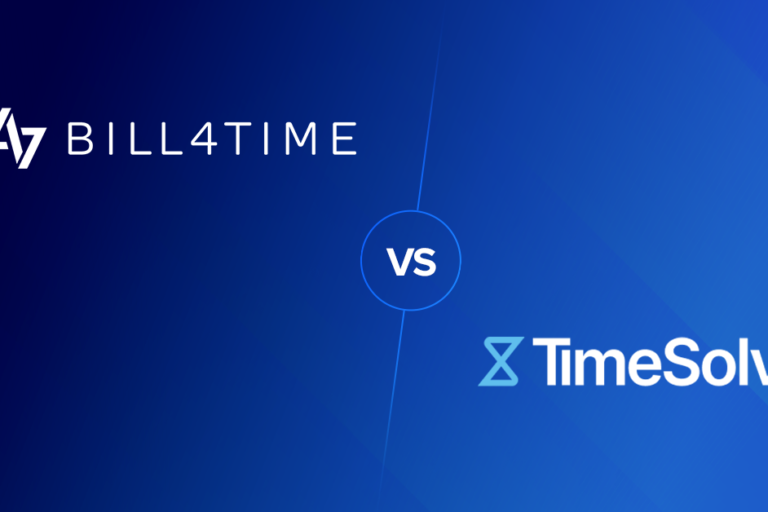 Bill4Time logo versus TimeSolv logo